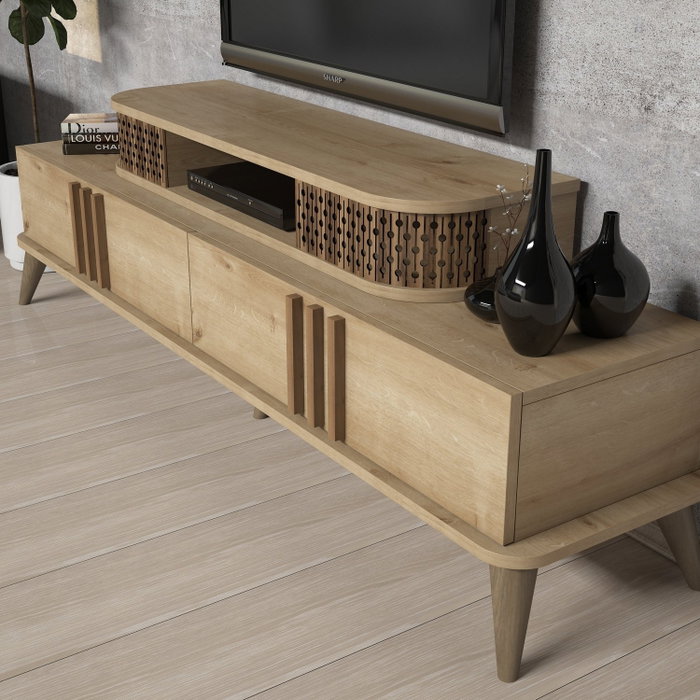 Hanah Home Mueble de TV Eylul - Roble
